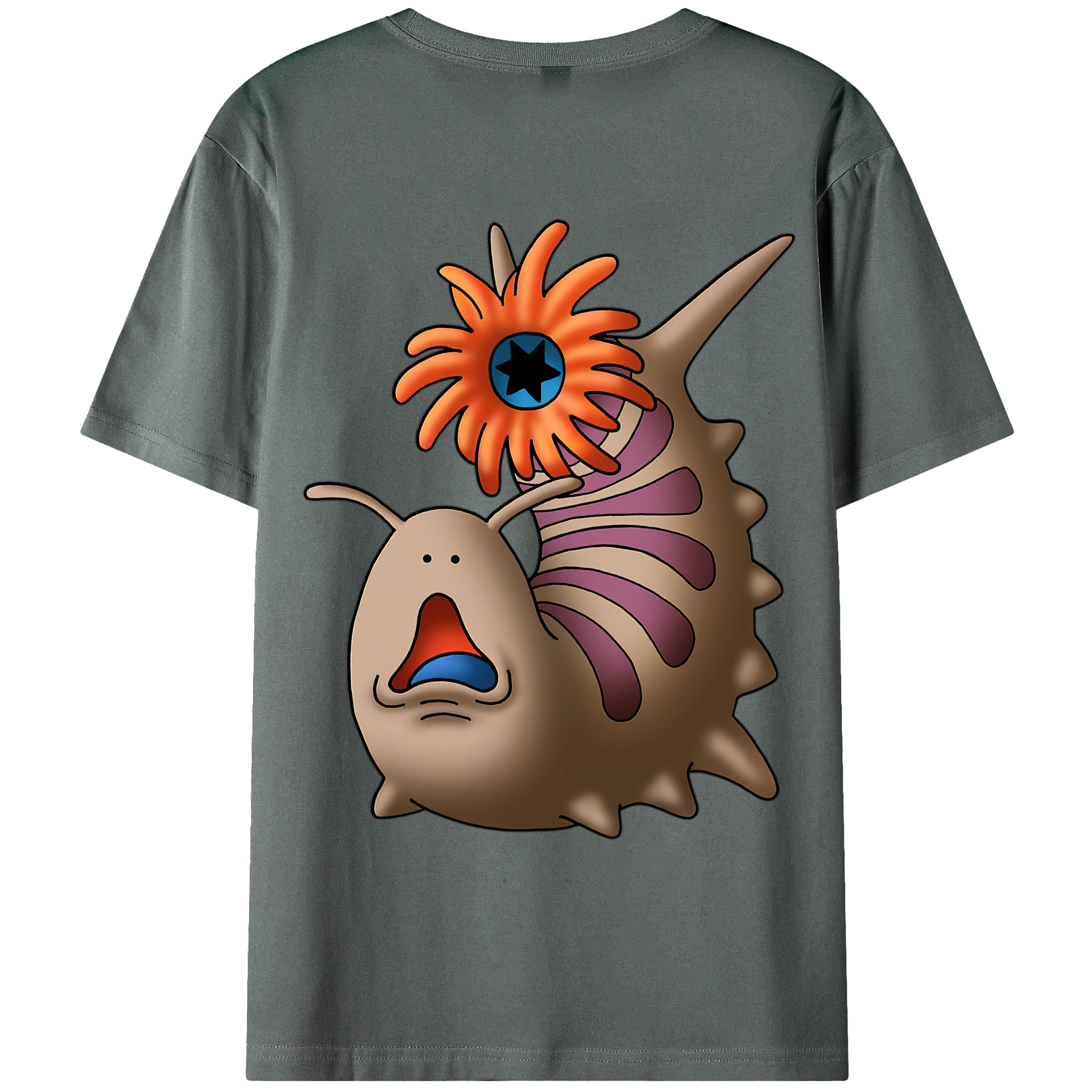 （画像用） ドラゴンクエスト Doragon Kuesuto Dragon Quest 綿100％ メンズ半袖Tシャツ（バックプリント） 通気性